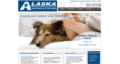 Desktop Screenshot of alaskaheatingandcooling.com